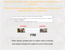 Tablet Screenshot of bisexfrance.com